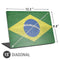 Brazil Flag Distressed Universal Laptop 15in (12.2 x 8.8in) Skin